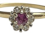 .10 Women&#39;s Cluster ring 10kt Yellow Gold 405130 - $129.00