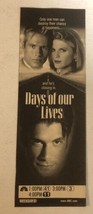 Days Of Our Lives Tv Guide Vintage Print Ad Soap Opera Daytime Drama Tpa14 - $5.93