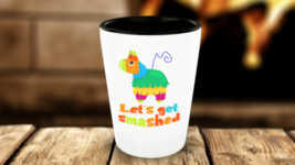Let&#39;s Get Smashed Shot Glass Pinata Colorful Birthday Christmas Gift Idea Tequil - £13.51 GBP