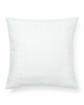 Ralph Lauren Amaral Deco Pillow 1pc 20"x20" White Bnip Beautiful $215 - $116.35