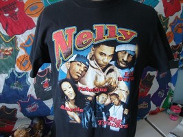 Vintage Nelly Rap Tee Lil&#39; Wayne 2002 Tour T Shirt L - £280.34 GBP