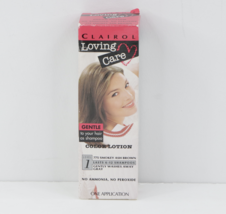 New Vtg 90s Clairol Loving Care Color Lotion Hair Dye 775 Smokey Ash Brown 3oz - $18.76