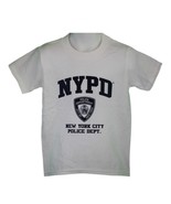 NYPD Kids Short Sleeve Screen Print T-Shirt White - £13.26 GBP