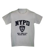 NYPD Kids Short Sleeve Screen Print T-Shirt White - £13.52 GBP