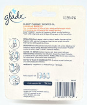 Glade Hawaiian Breeze PlugIns Scented Oil Refills Essential Fragrance, 2 Refills - £7.56 GBP