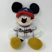 Disney Mickey Mouse Atlanta Braves Plush MLB Baseball Sports Stuffed Animal - $33.63