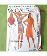 McCall&#39;s Sewing Pattern 7526 Misses Dress Top Pants Size 8 Cut Saint-Tro... - £7.00 GBP