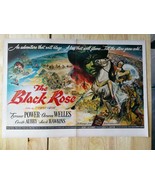 Vintage 1950 The Black Rose Orson Wells Two Page Original Movie Ad 921 - £5.21 GBP