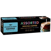 Assorted Mocha Instant Coffee Box Strong Double Chocolate Mint Blueberry 80g - £17.25 GBP