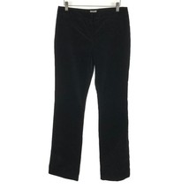 NWT Womens Size 6 TALL 6T J. Jill Black Bootcut Stretch Velveteen Pants - $30.37