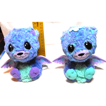 Hatchimals 5&quot; Twins Blue &amp; Green Peacat Peacock Cat Interactive Set of 2 Works! - £17.57 GBP