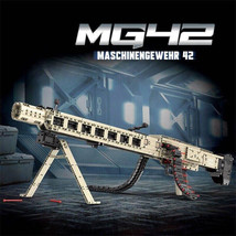 MG24 Electric Motorized Machine Gun Building Blocks Military Bricks Model Toys - £100.84 GBP