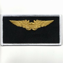 4&quot; Navy VA-35 B/N Nfo Name Tag Black Panthers Military Wings Embroidered Patch - £23.48 GBP
