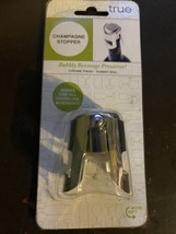 Champagne Stopper Works For All Sparkling Beverages And Beer By True Sealed - $4.99