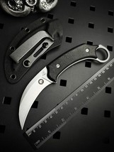 FALCON Series Fixed Blade Knives Karambit Claw Military Knife with Sheath - $48.13