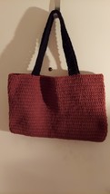 Dark Brown Tote, 20 inches wide, 13 inches deep, unlined - $15.00