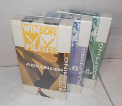 Set Of 3 Winsor Pilates Sculpt Your Body Slim VHS Workout Tapes Sealed B... - £10.15 GBP