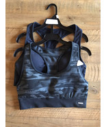 RBX Sport Bras 2 Pack Racer back 1 Black 1 Black Camo Size Small - $31.97 CAD