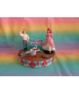 Little Mermaid &amp; Prince Eric Cake Topper 6&quot; Styrofoam Base - OOAK - £15.53 GBP