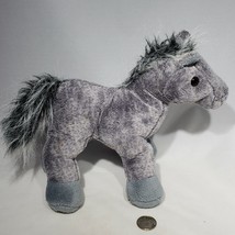 Ganz Webkinz Grey Gray Arabian Horse Plush HM098 4&quot; x 10&quot; x 9 No Code EUC - £7.04 GBP