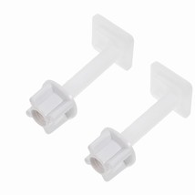 4Pcs Plastic Screwdriver White Tet Seat Bolts and Nuts - $440.90 MXN