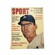 Vtg 60's Sport Magazine Oct 1961 - NEWSSTAND - Wally Moon MLB NFL NBA NHL - $23.94