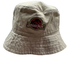Jurassic Park Beige Bucket Hat Cap Halloween Costume One Size Adult - £17.98 GBP