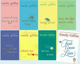 Emily Giffin Collection Set Of 8! Rachel &amp; Darcy First Comes Love Brand New! 1-8 - £97.68 GBP