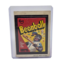 VINTAGE TOPPS 1970&#39;s WACKY PACKAGES STICKER STUPID BEANBALL - DAMAGE - $4.75