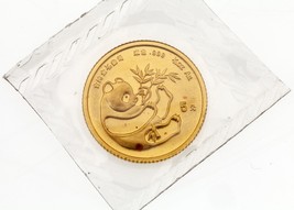1984 1/20 OZ 999 Oro Casa de Moneda Sellado China Panda Bu Estado - £132.94 GBP