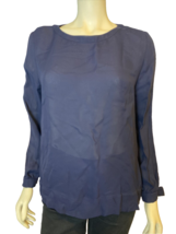 J.Crew Women&#39;s Long Sleeve Blouse with Stripes Black with Tan Stripes, S... - $9.49
