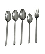 Orleans Silver Caprice Stainless Japan Mix Lot of 5 Flatware Fork Soup S... - $32.59 CAD