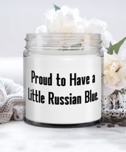 Proud to Have a Little Russian Blue. Russian Blue Cat Candle, Beautiful Russian  - £19.22 GBP