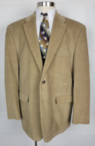 Ralph Lauren Brown Cotton Corduroy Sport Coat Jacket 48L - £31.07 GBP