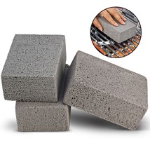 Grill Griddle Cleaning Brick Block, Heavy Duty with Handle BBQ 3 pack Br... - $14.55