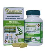 Premium Moringa Capsules from Finest Handpicked Pure Moringa Leaves. Sup... - $16.96