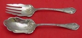 Rustic by Towle Sterling Silver Salad Serving Set 9" - £216.99 GBP