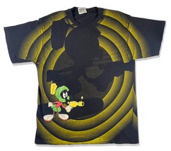 1992 Vintage &quot;Marvin The Martian&quot; Looney Tunes Tultex T-Shirt, Large - £91.68 GBP