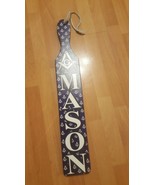 Freemason Fraternity wood paddle Wooden Masonic Fraternity wall paddle p... - $55.05 CAD