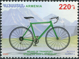 Armenia 2020. Means of transport. Bicycle (MNH OG) Stamp - £0.92 GBP