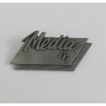 Vintage Media Silver McDonald&#39;s .75&quot;x 1.5&quot; Hat Pin - $6.44