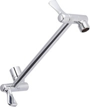 Voolan 11&quot; Shower Extension Arm With Lock Joints, Chrome, Premium Solid ... - £31.44 GBP