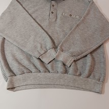Vintage Classics By Palmland Men's Gray Cotton Blend Polo Pullover Sweater Sz L image 11