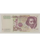 1995 Italie 50000 Lire &quot; Gian Lorenzo Bernini &quot; Extra Fin (XF) Pick#116b - $996.71 MXN