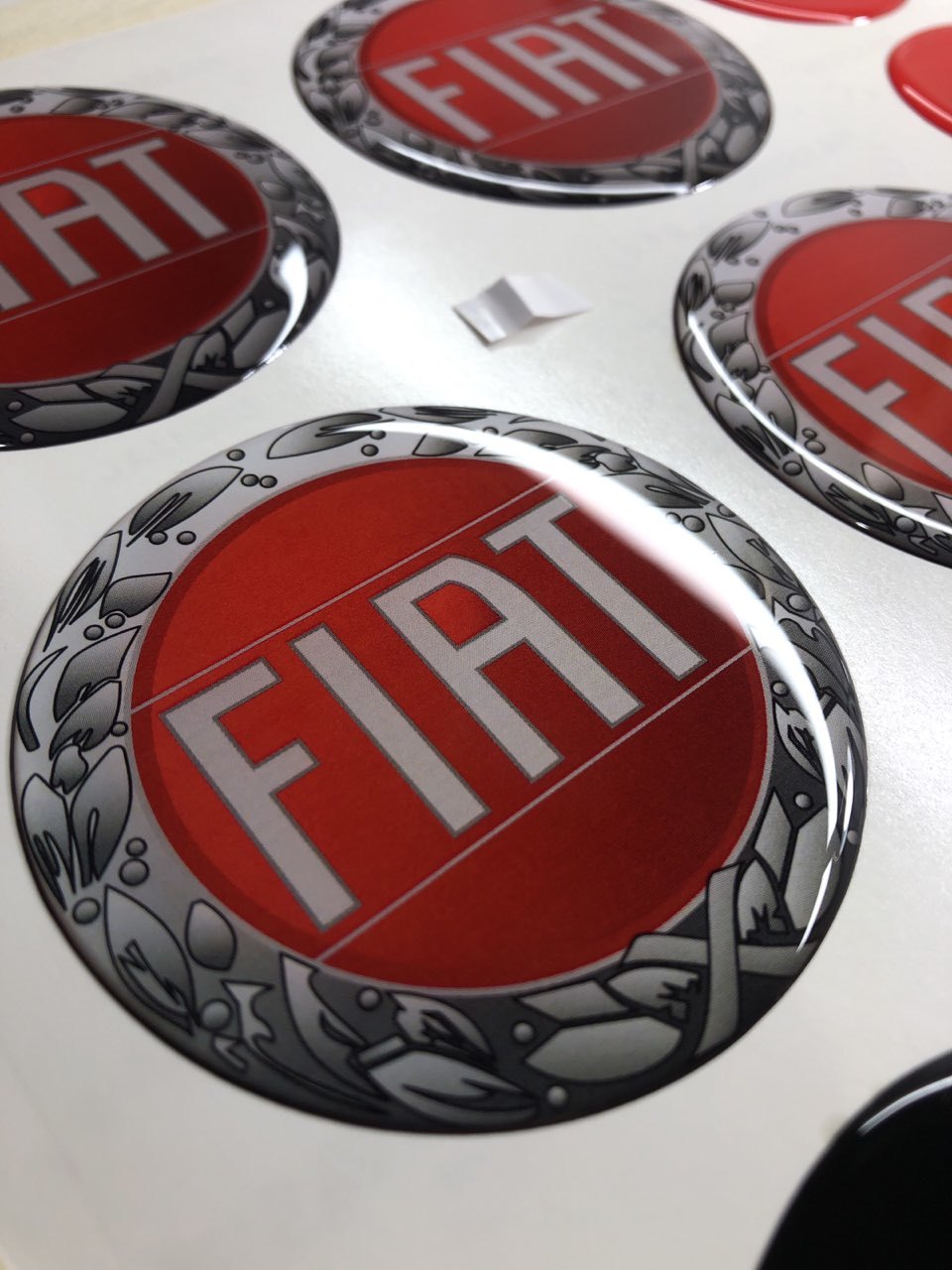 Set of 4 Fiat Logo Domed Sticker for Rim and 50 similar items