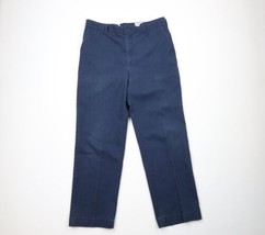 Vintage 90s Streetwear Mens 36x30 Distressed Wide Leg Mechanic Work Pants USA - £38.68 GBP