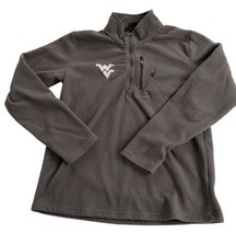 SPYDER Mens Large 1/4 Zip Pullover Jacket Spider Zip Pockets Gray West V... - $14.90