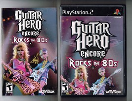 Guitar Hero Encore Rocks The 80&#39;S PS2 Game PlayStation 2 CIB - £15.46 GBP