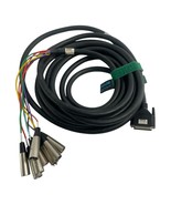 Wexler DB25 25-pin Analog D-Sub to 8 XLR3M Male Breakout Snake  25 ft  8... - $80.67 CAD
