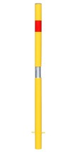 Bendy Spigot Type (1.3 metre) Fixed Yellow &amp; Red Parking Post - £60.21 GBP